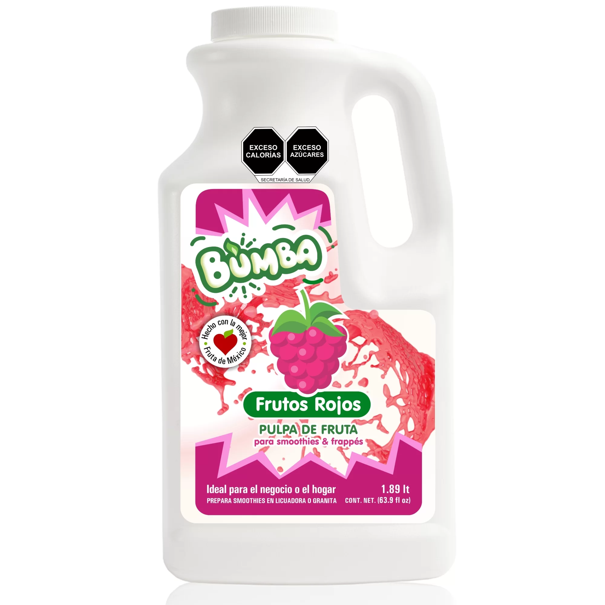 Frutos Rojos Bumba Pulpa de Fruta 1.89 L