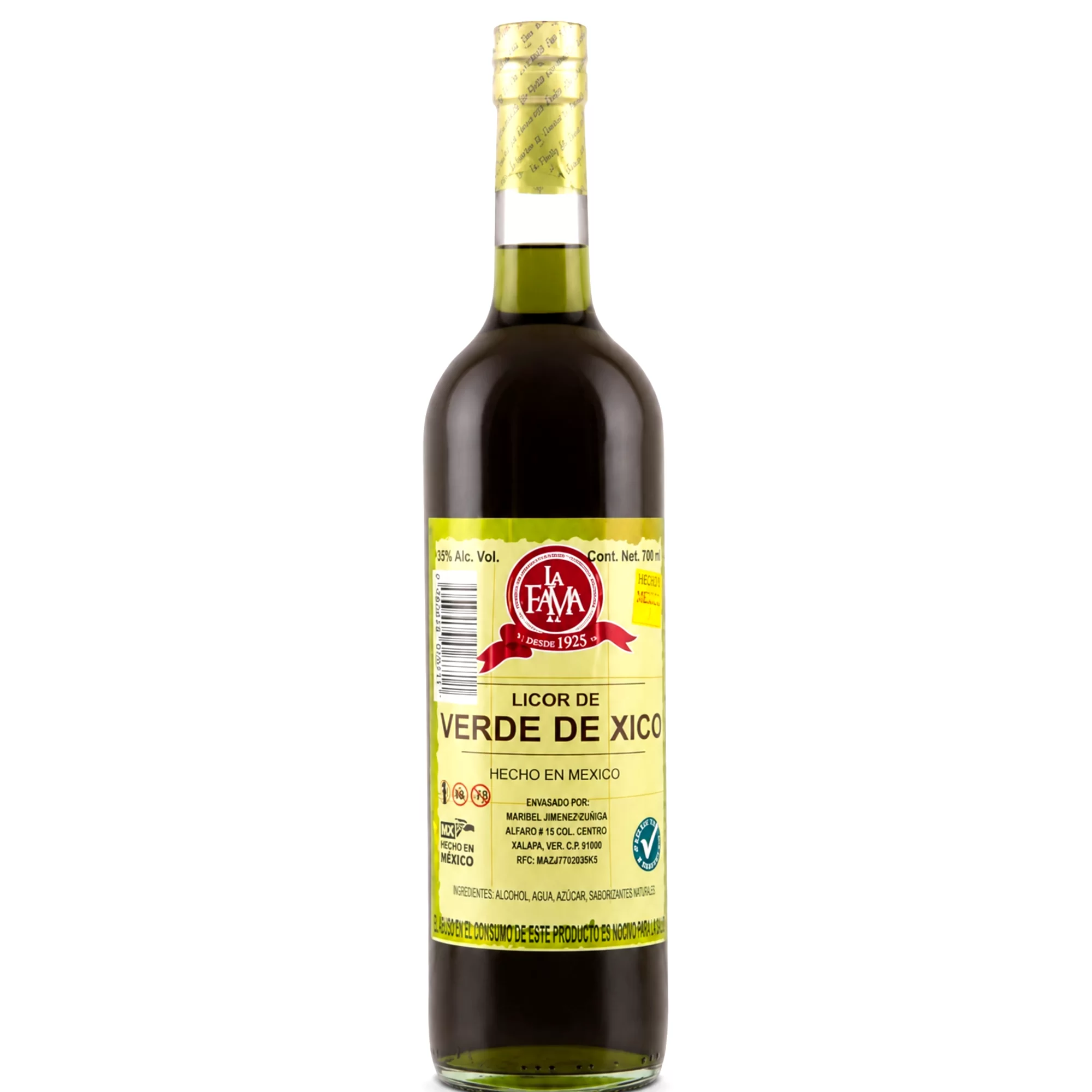 Licor Verde de Xico. 700ml