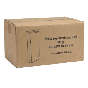 Bolsa papel Kraft 500gr. sin recubrimiento. Millar