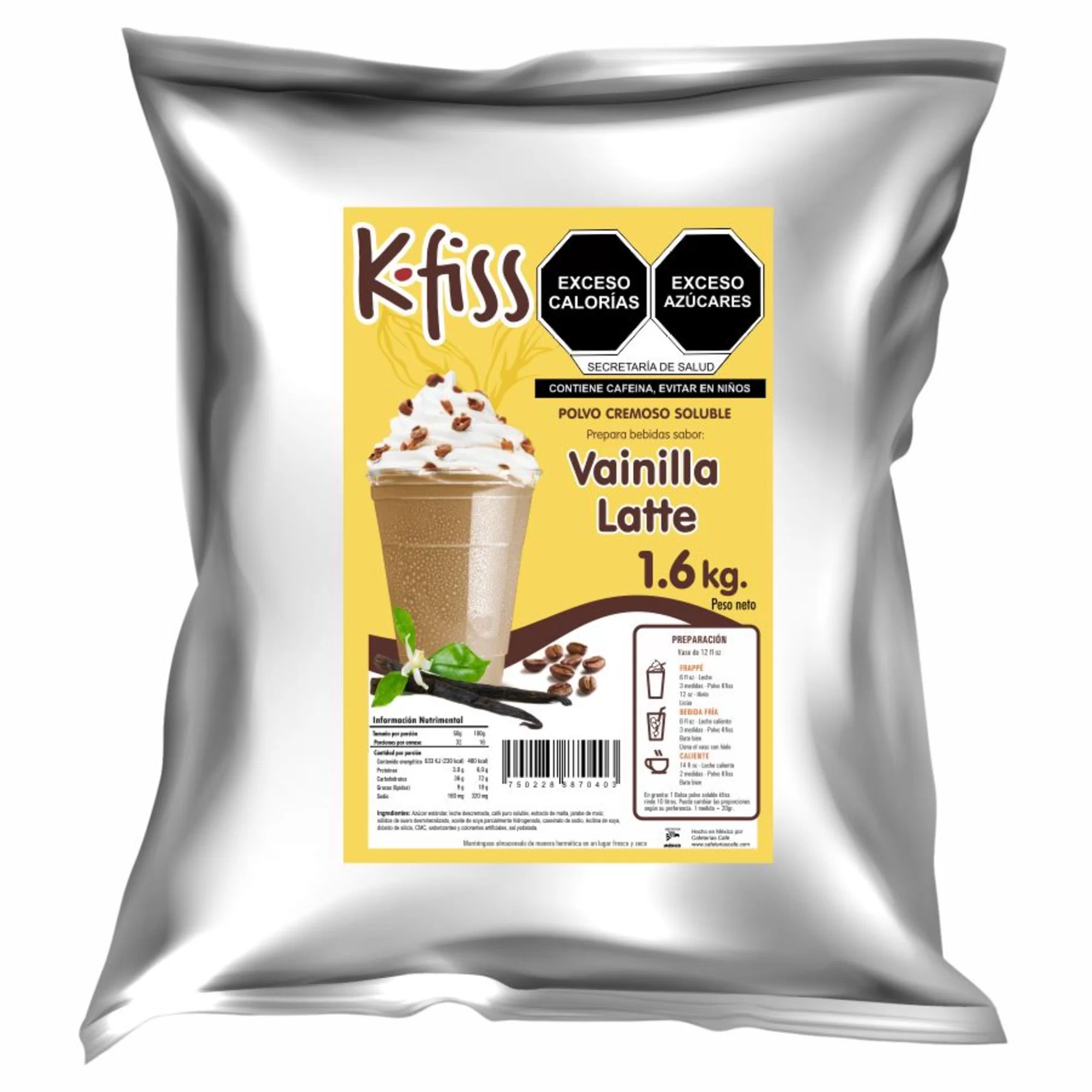 Kfiss Vainilla Latte 1.6 kg