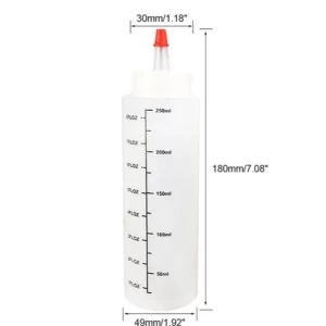 Botella exprimible para salsas 250ml