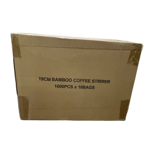 Agitador de bambú para bebidas. 19cm. 10000 piezas