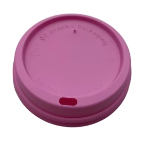 Tapa viajera Rosada para vaso de 12, 16 y 20 oz. 100 unidades