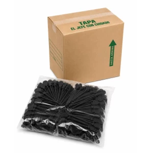 Removedor tapón antiderrames. Negro. Sirena. 2000 piezas