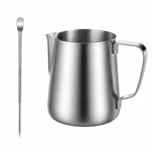 Jarra Barista Arte Latte con Pluma para dibujar  12oz