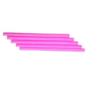 Popote biodegradable para tapioca Rosado 1 kg