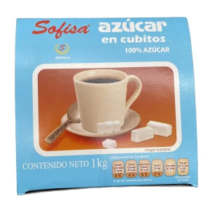 Terrón De Azúcar. Azúcar En Cubos. 1 Kg. 100 Piezas