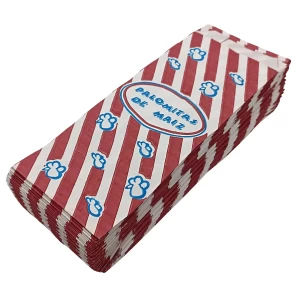 Bolsas para palomitas. 100 piezas